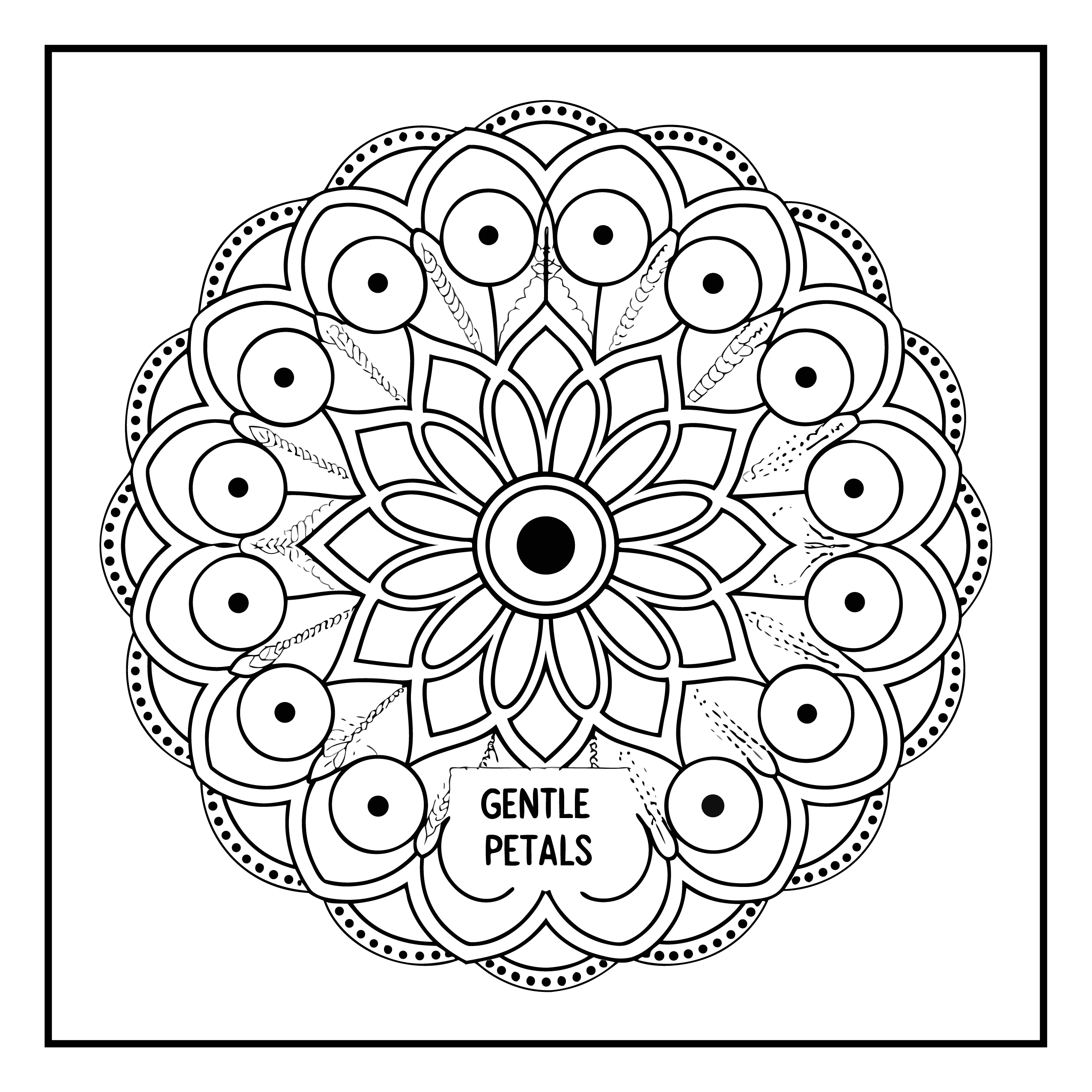Mandala para colorir 70