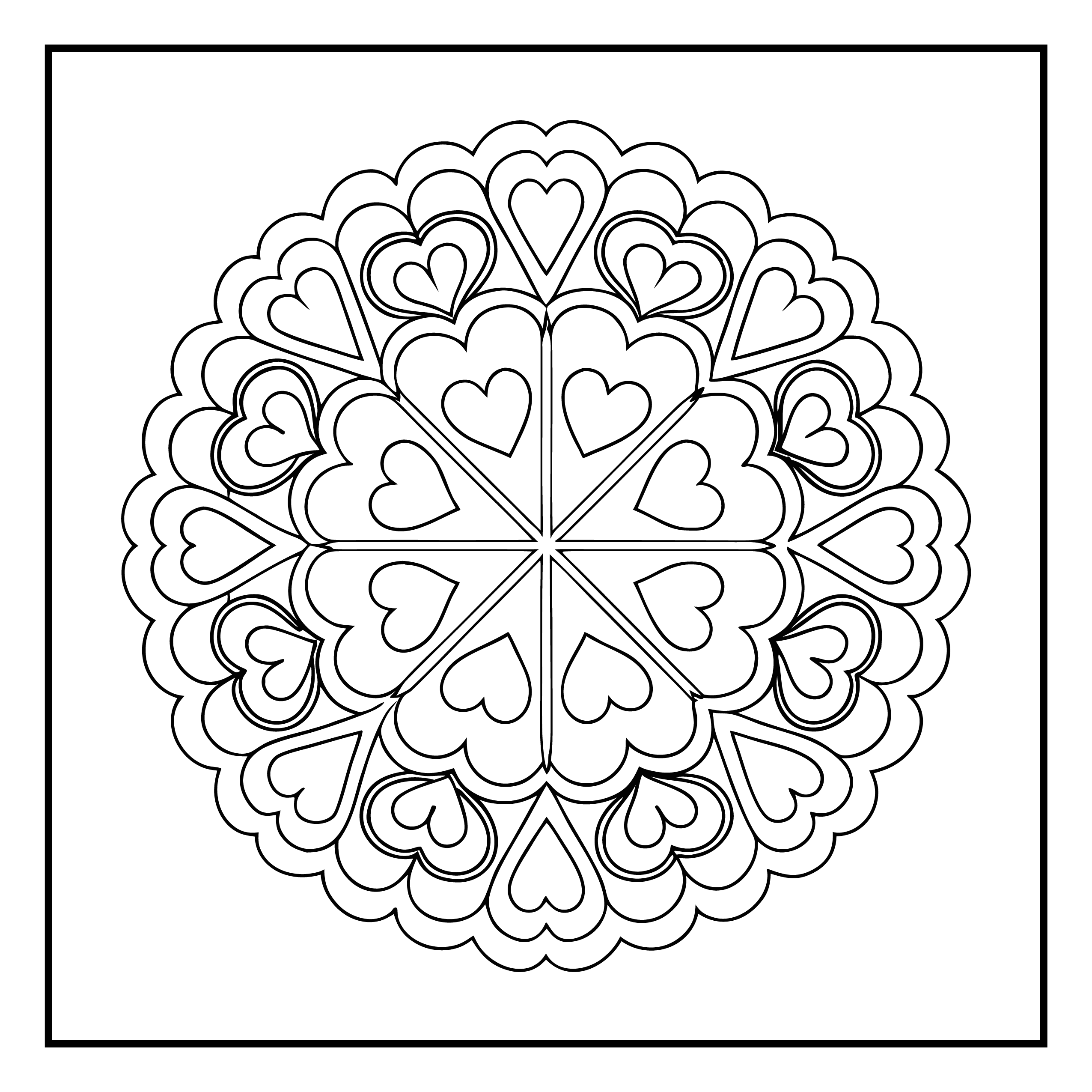 Mandala para colorir 88
