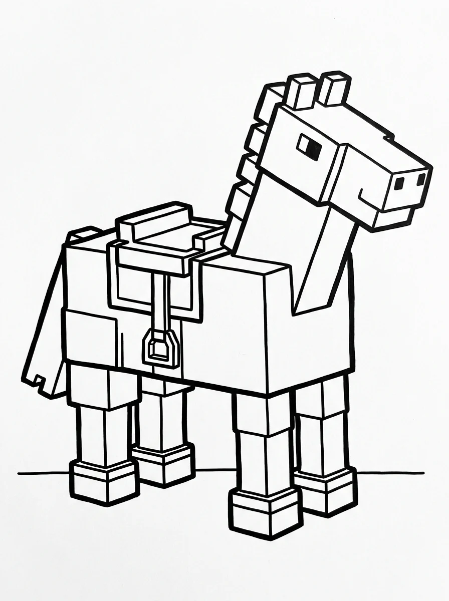 Minecraft para colorir 13