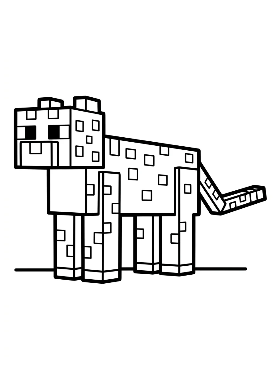 Minecraft para colorir 17