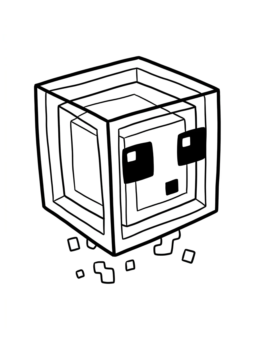 Minecraft para colorir 24