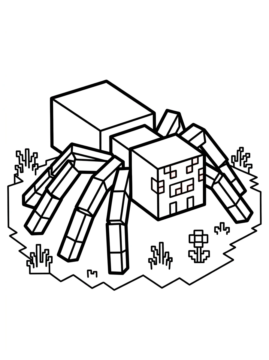 Minecraft para colorir 25