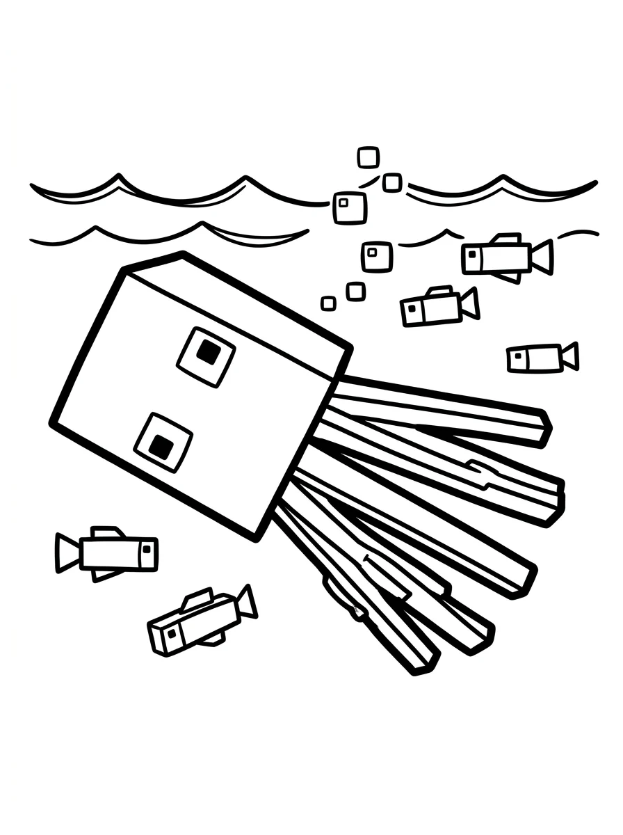 Minecraft para colorir 26