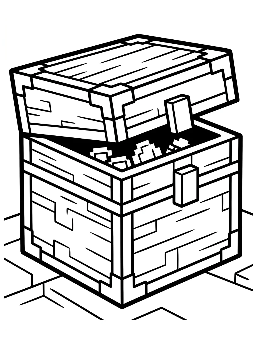 Minecraft para colorir 27
