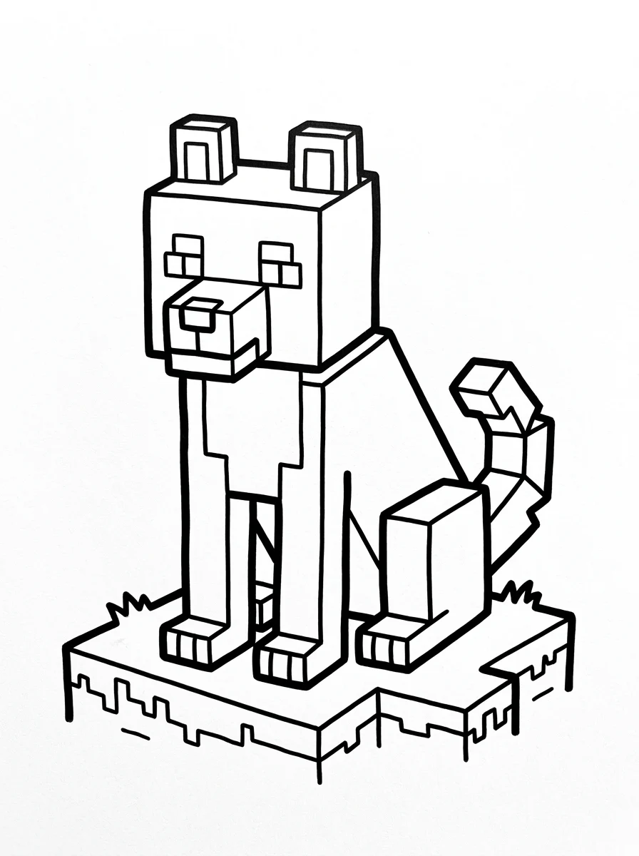 Minecraft para colorir 33