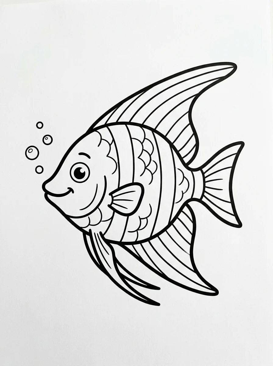 peixe para colorir 1