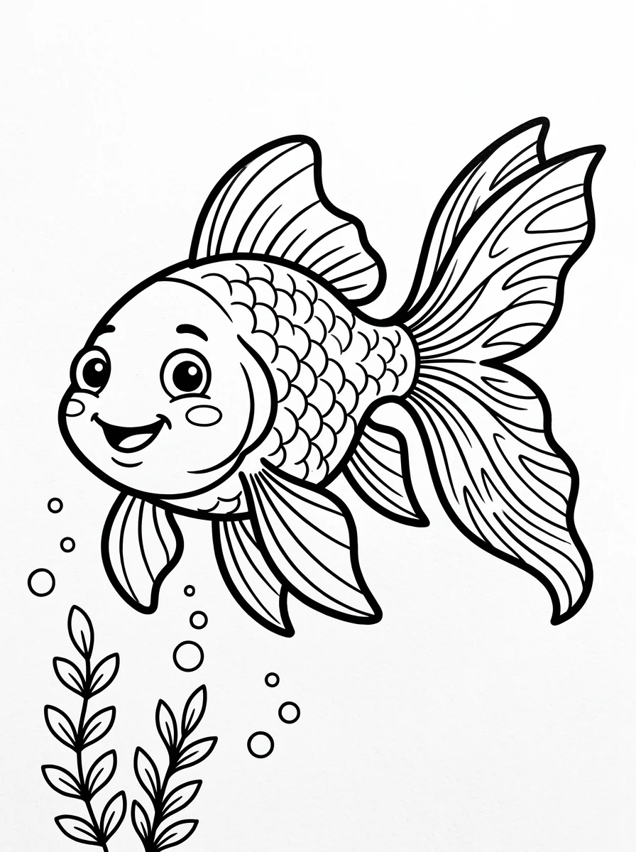 peixe para colorir 13