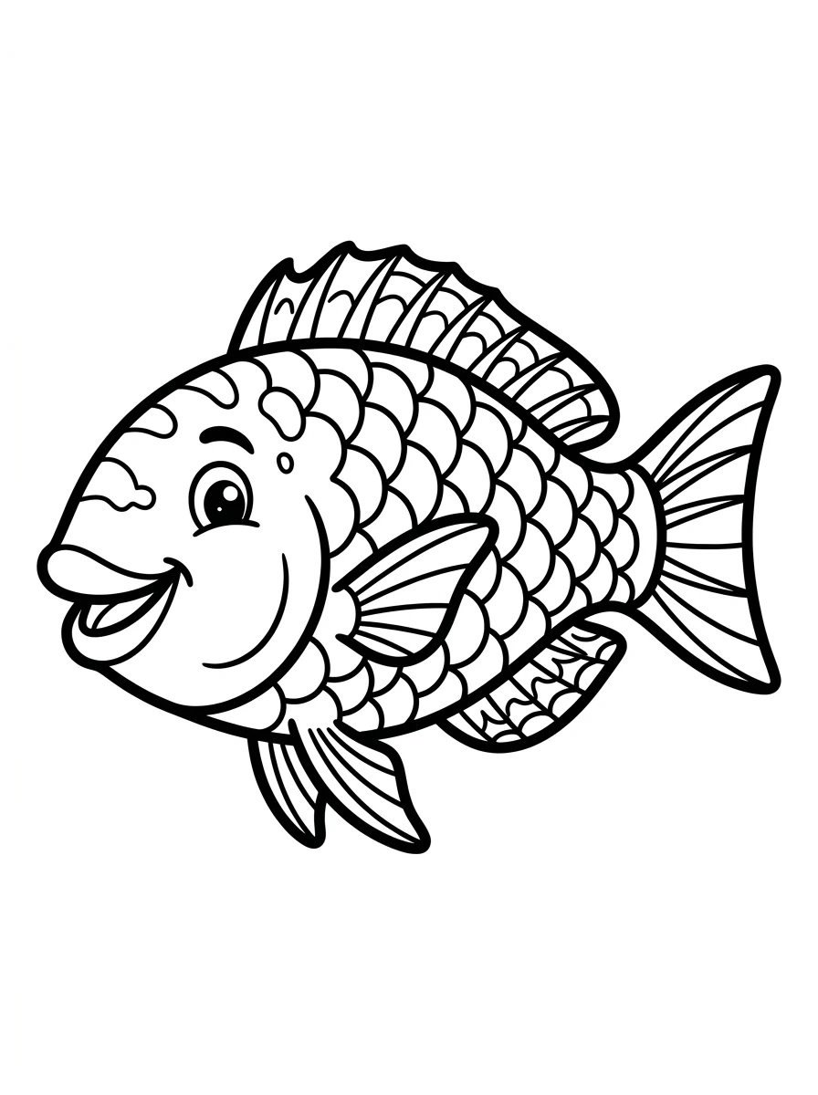 peixe para colorir 17
