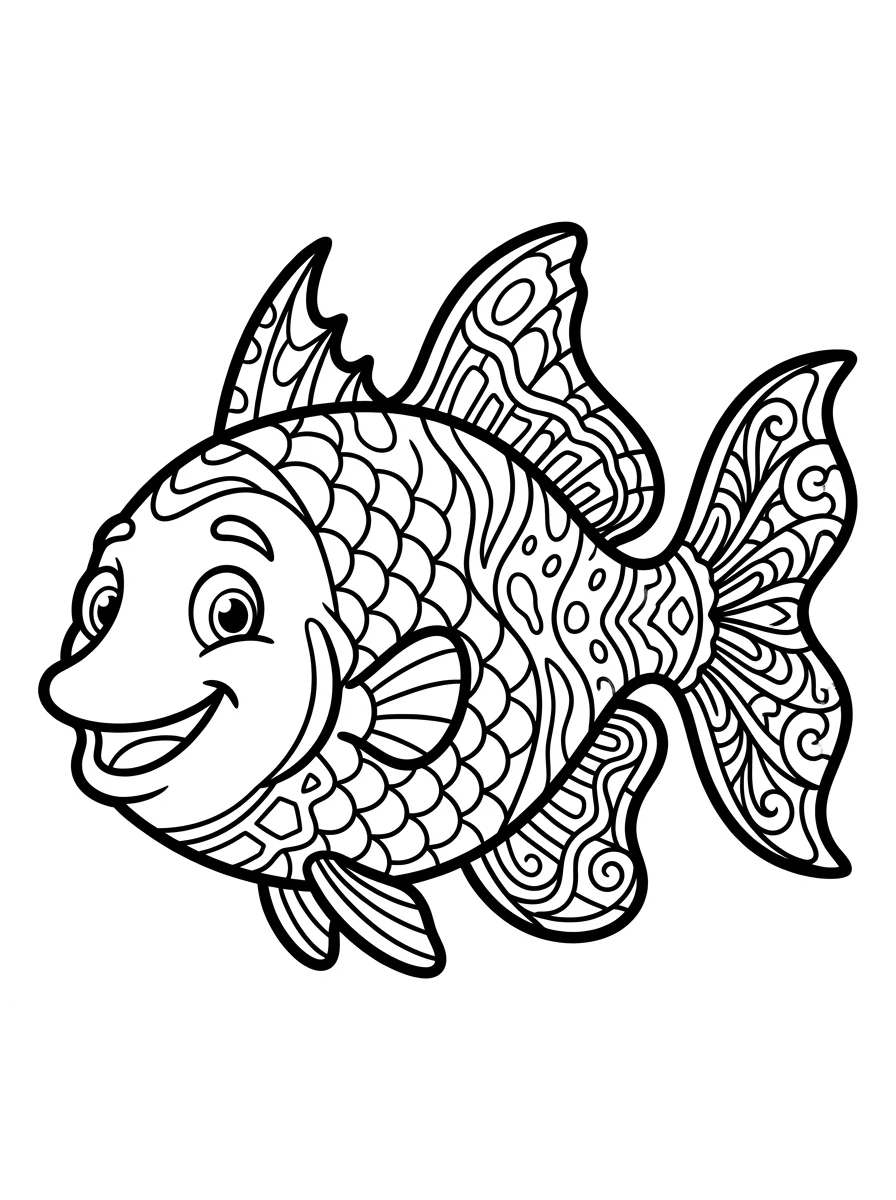 peixe para colorir 25