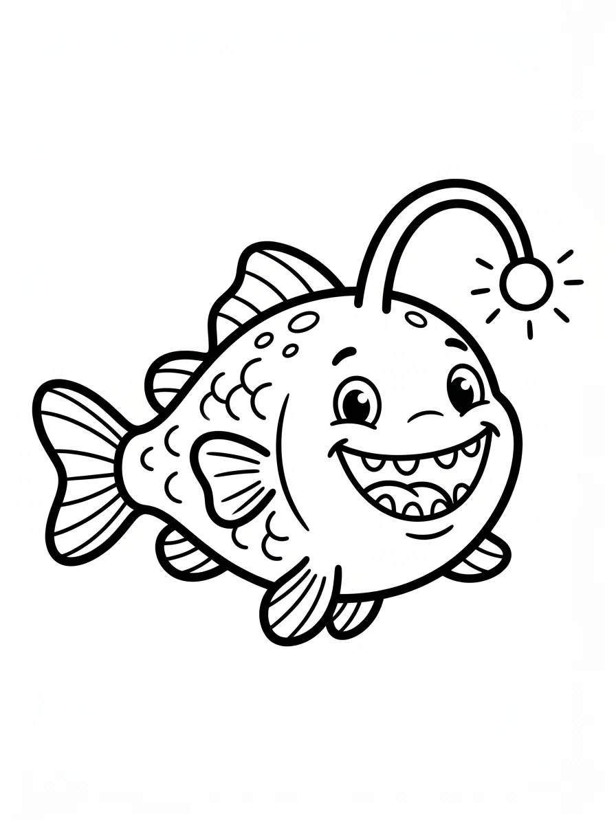 peixe para colorir 3