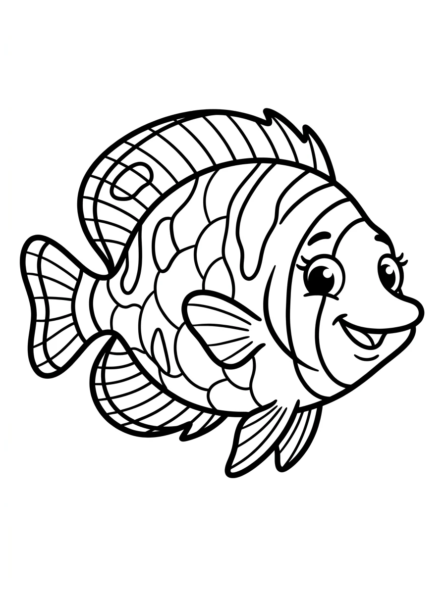peixe para colorir 6