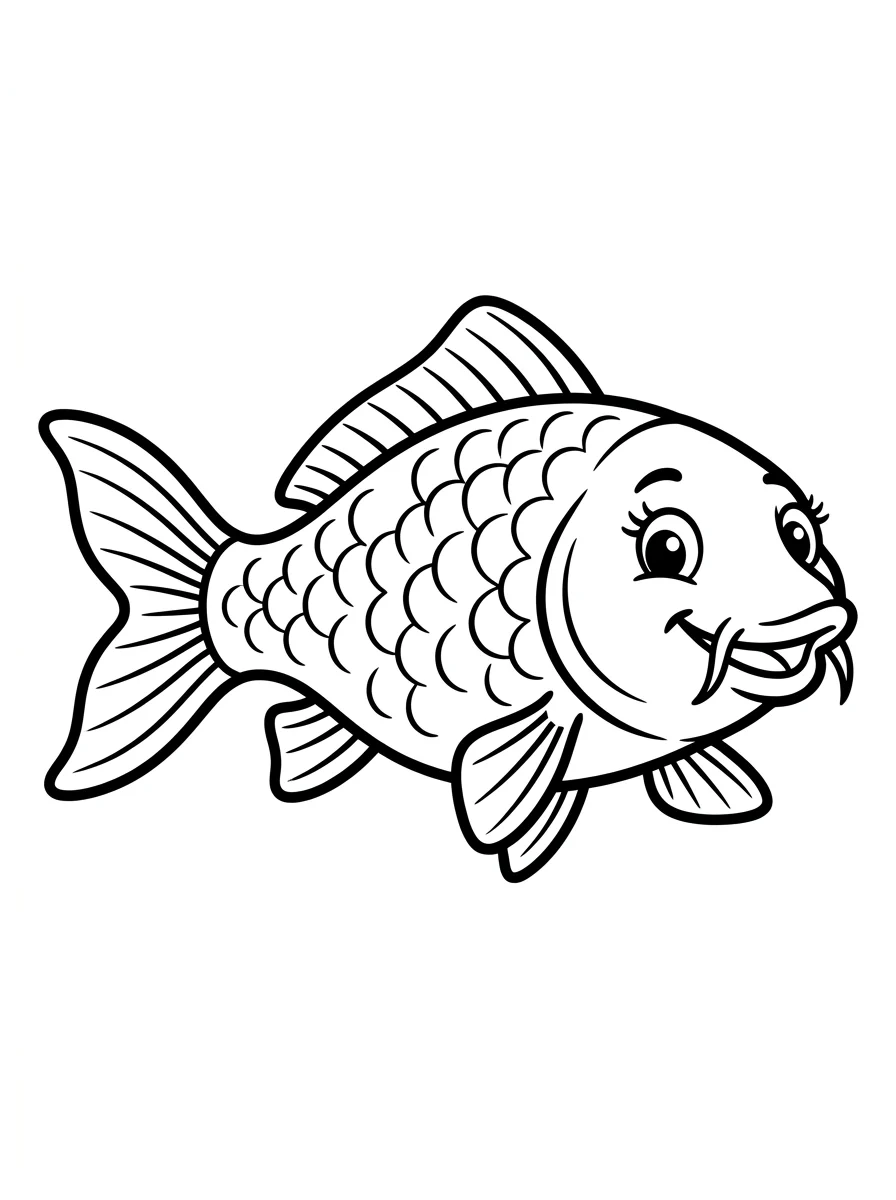 peixe para colorir 7